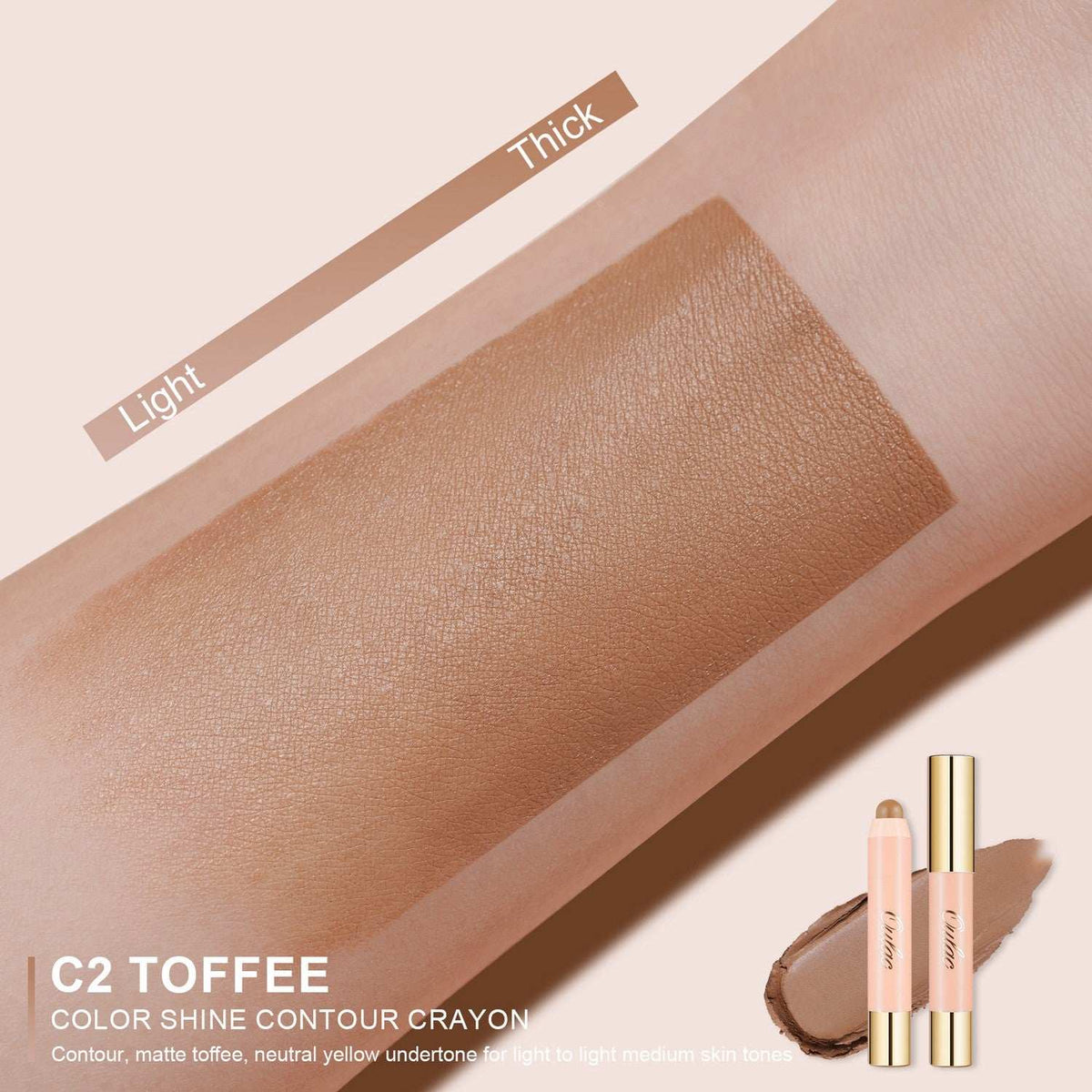 Contour Crayon | C2 Toffee - Oulac Cosmetics Official