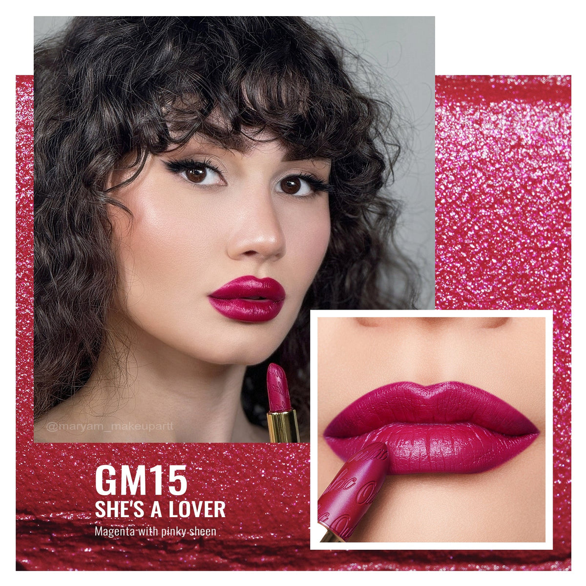 Metallic Shine Lipstick | GM15 She&