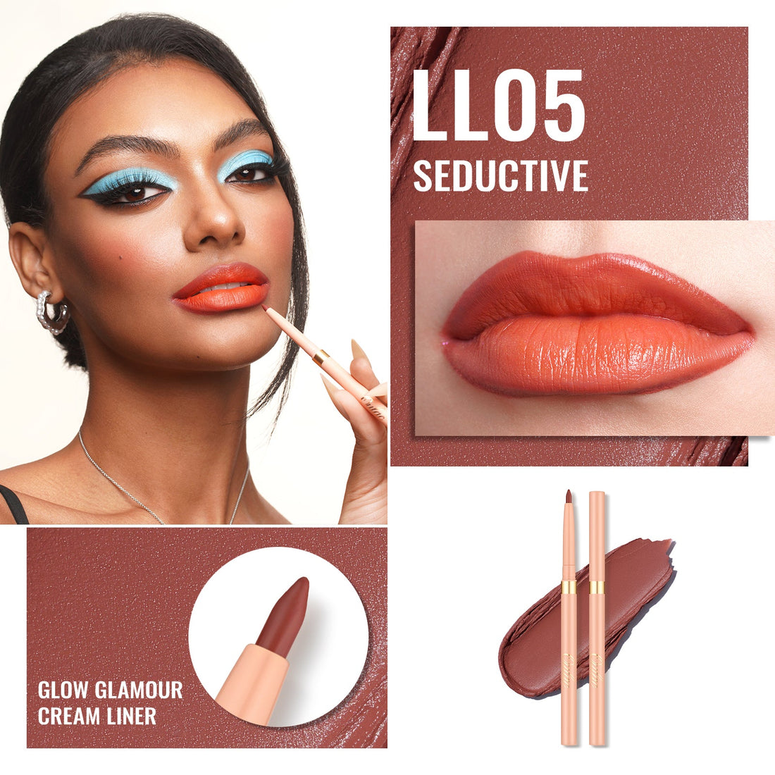 Glow Glamour Lip Liner | LL05 Seductive